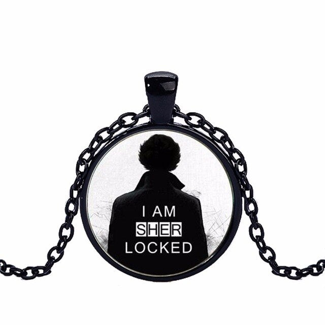 SHERLOCK HOLMES Crystal Pendant Necklace