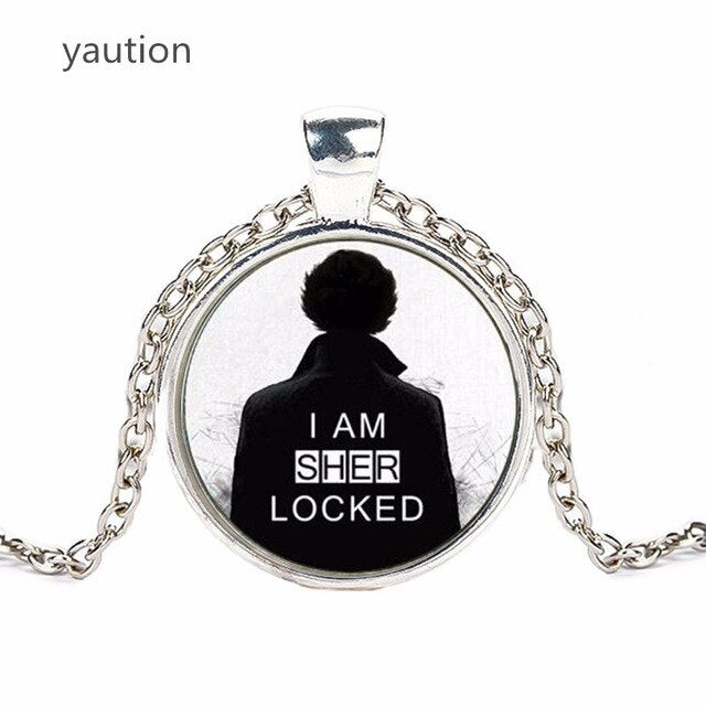 SHERLOCK HOLMES Crystal Pendant Necklace