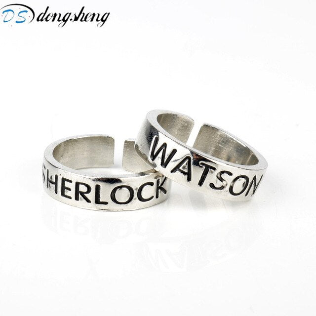 Sherlock&Watson Rings -  Unisex