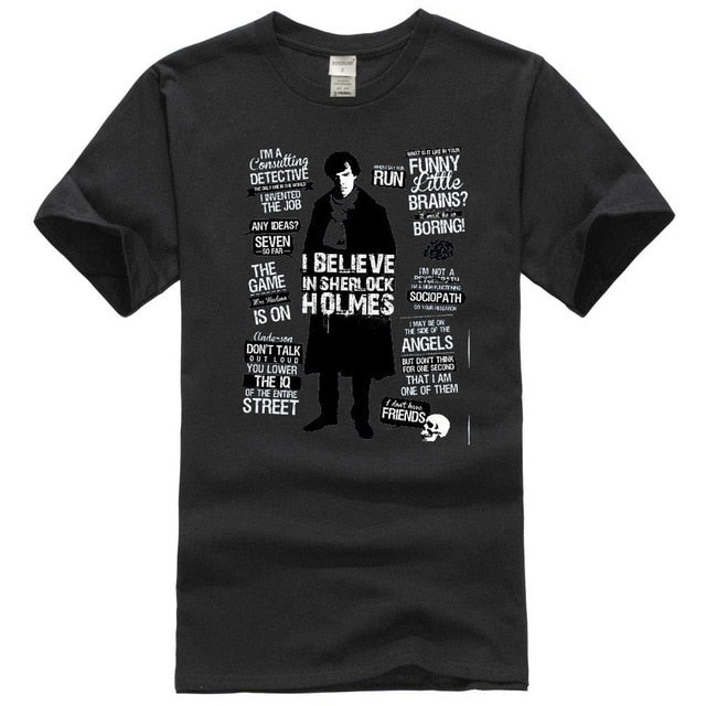 Sherlock Holmes Quotes T-shirt