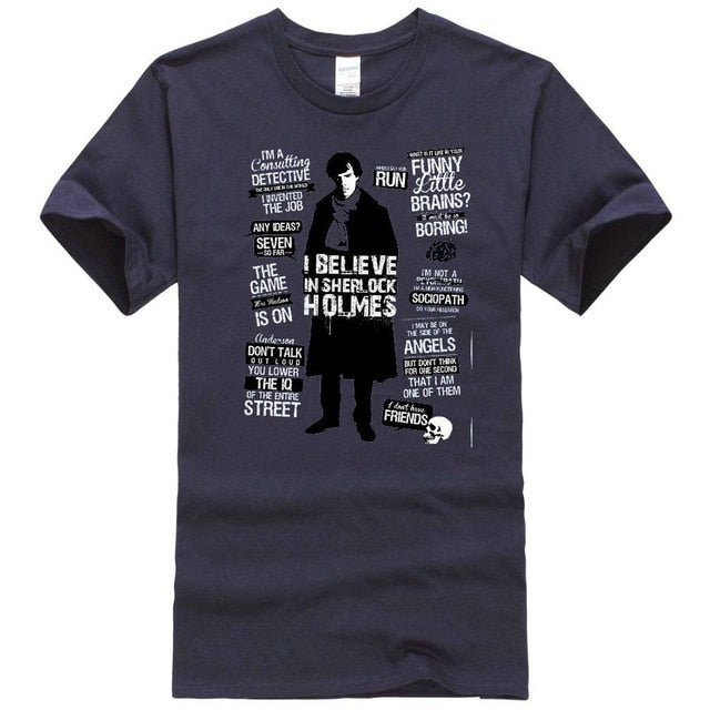 Sherlock Holmes Quotes T-shirt