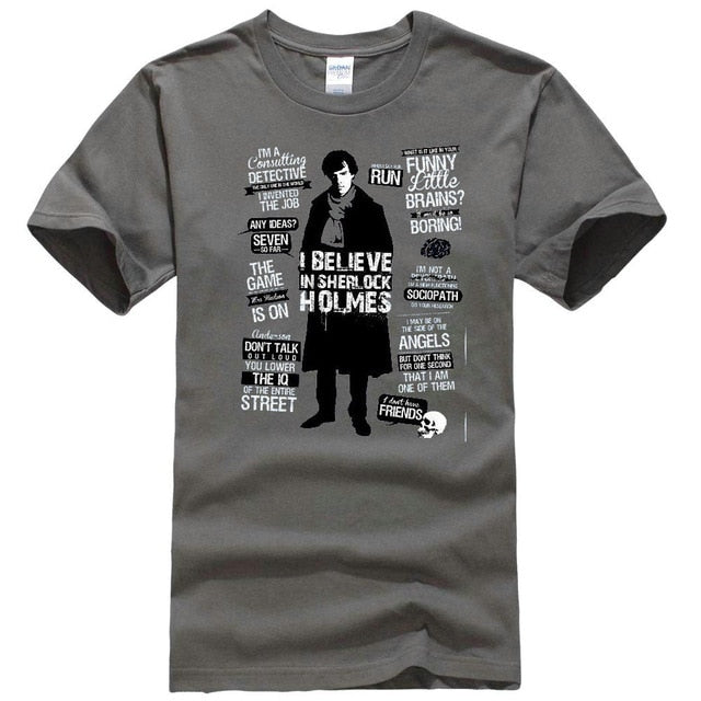 Sherlock Holmes Quotes T-shirt