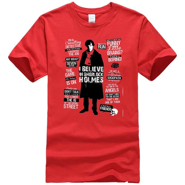 Sherlock Holmes Quotes T-shirt