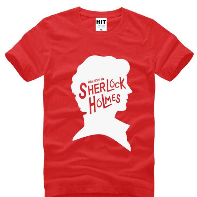 Sherlock Holmes Printed T Shirts