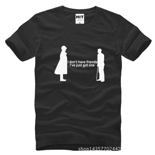 Sherlock Holmes John Watson Men T shirt