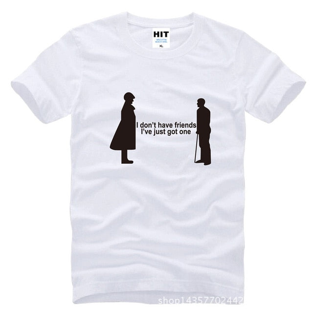 Sherlock Holmes John Watson Men T shirt